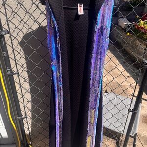 Elegant Black and Multicolor Women's Dress